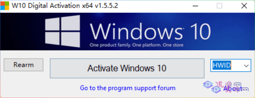 Windows 激活工具：W10 Digital Activation v1.5.5 - 优源网-优源网