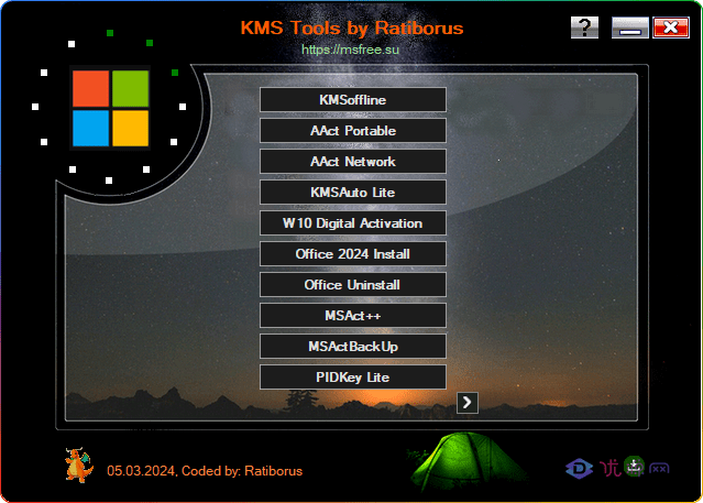 KMS Tools Portable v20240305 神龙激活工具单文件版 - 优源网-优源网